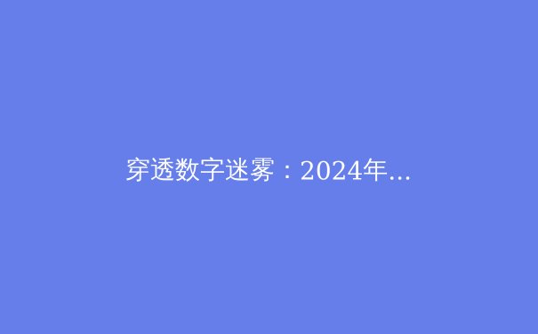 穿透数字迷雾：2024年全球VPN技术演进与网络安全新格局深度解析