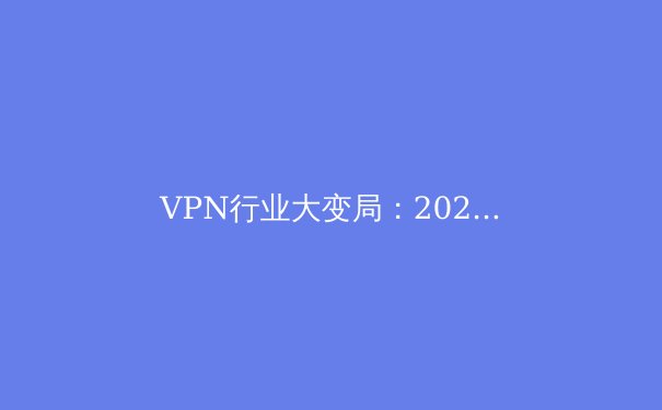 VPN行业大变局：2024年技术安全与法律合规双轨透视 - 4