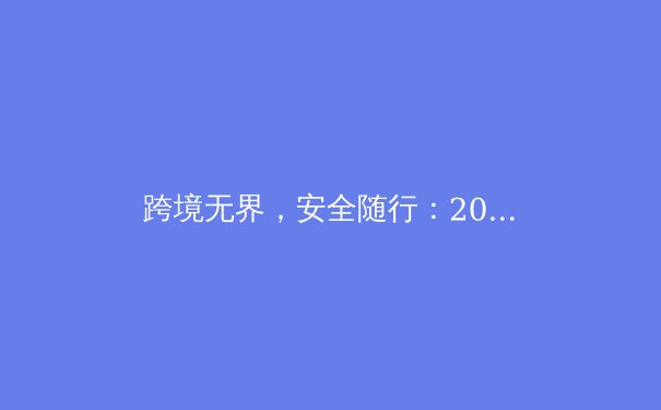 跨境无界，安全随行：2024年全球VPN技术趋势与隐私保护深度解析 - 2